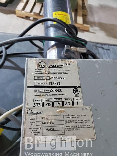 Used Pentalift Model 7P486 used scissor lift #BM2091