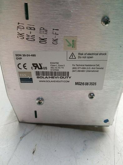 Used SOLA SDN 30-24-480