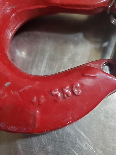 Used Crosby 5 Ton WLL, L-320C, Carbon Eye Hook - Made in USA (D1)