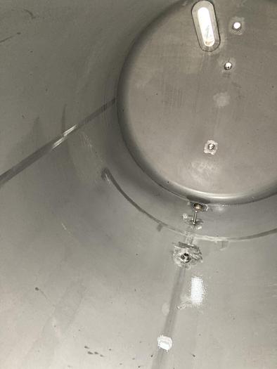 Used Used Crown Iron Works approximately 2000 gallon 904L stainless steel horizontal tank