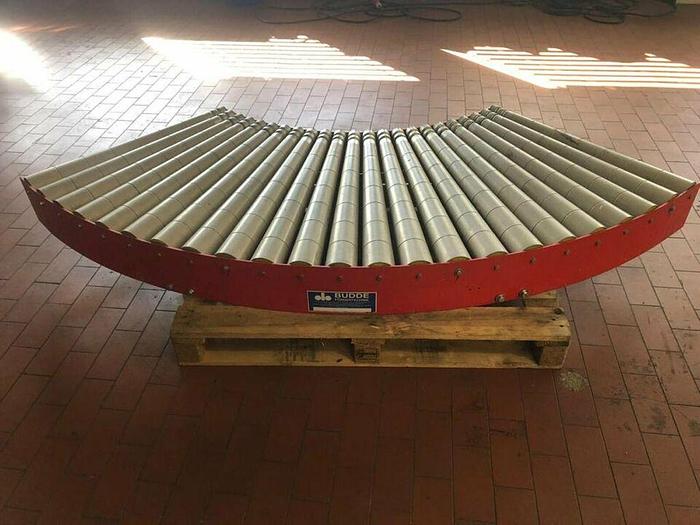 Gebraucht BUDDE Rollenbahn Kurve 90°