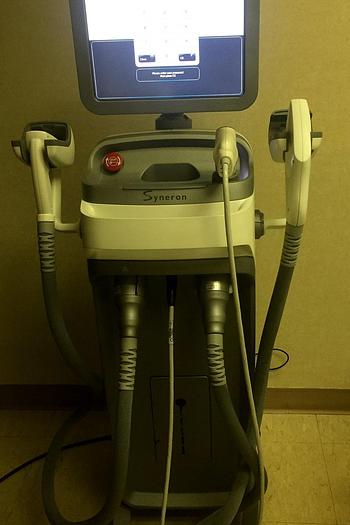 Used Syneron Elos Plus w/ 7 hand pieces