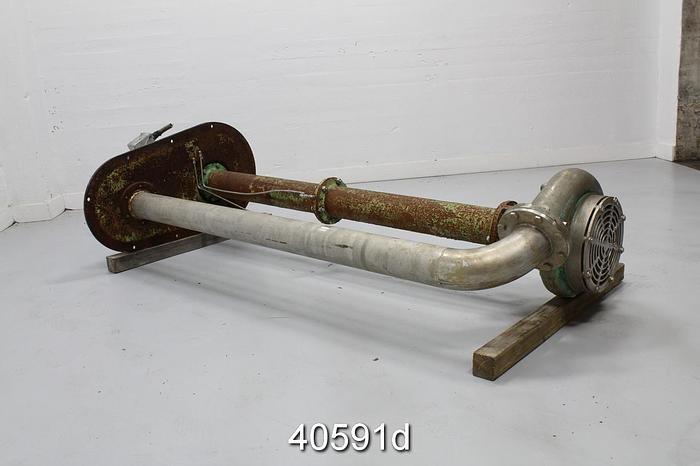 Used Goulds 3171 Vertical Sump Pump, 6x8x13, Stainless Steel #40591