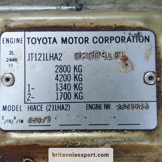 Used 1992 TOYOTA Hiace H15 9 seats minibus