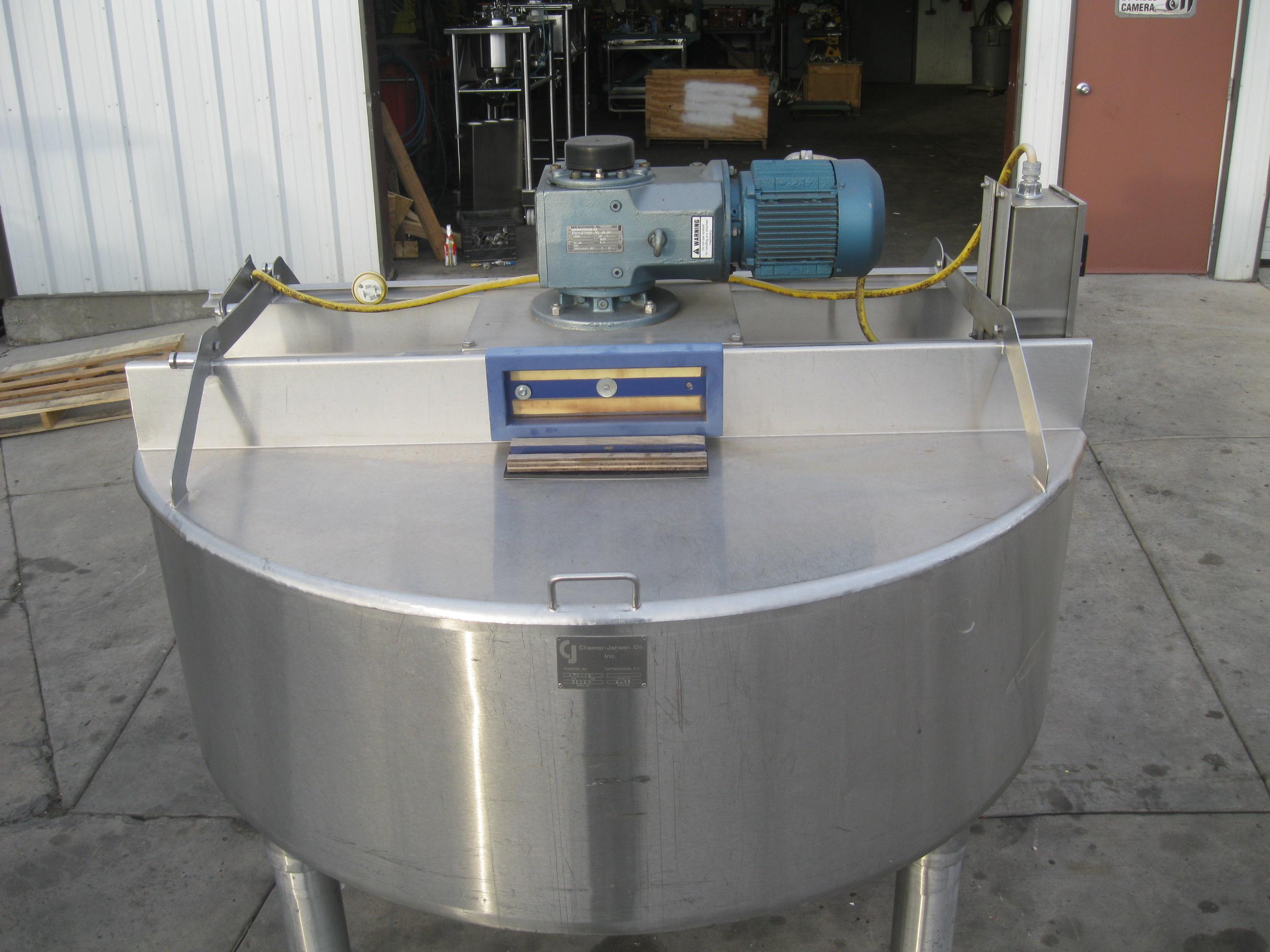 Usado 200 WORKING GALLON VERTICAL SWEEP AGITATION CONE BOTTOM PROCESSOR