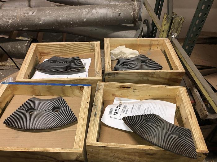 Used ANDRITZ ASSORTMENT OF REFINER PLATES