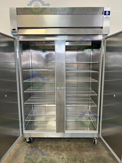 Used McCall  1-1045C Double Door Stainless Steel Refrigerator 49 Cu, Ft., 115V