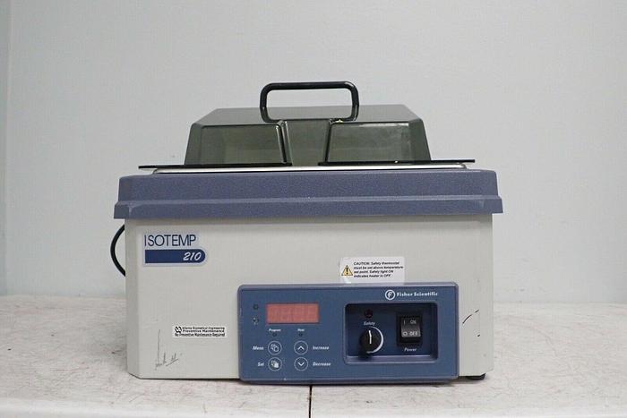 Used Fisher Scientific Isotemp 210 Heated Water Bath with Lid