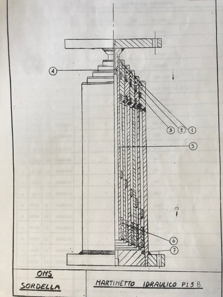 Usato Piattaforma idraulica di sollevamento per operatore, portata Kg. 200