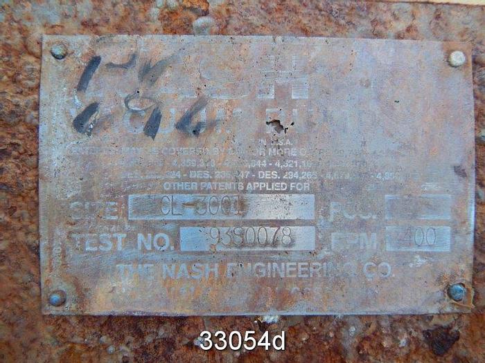 Used Nash CL3001 Vacuum Pump #33054