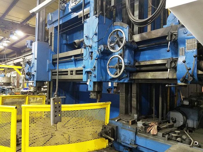 Used 1955 100" King Vertical Boring Mill, Model 100