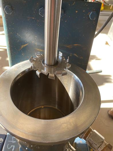 Used 2 HP HOCKMEYER HIGH SPEED LAB VACUUM DISPERSER – JACKETED – XP (#9723)