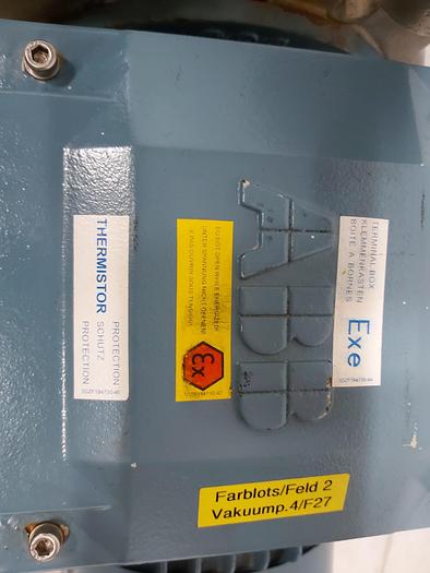 Gebraucht Flüssigkeitsring Vakuumpumpe ME160478100G0X3, Samson / ABB, 160m³, Ex Schutz, gebraucht-Top