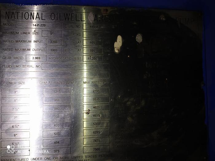 Used Mud Pumps 14P220