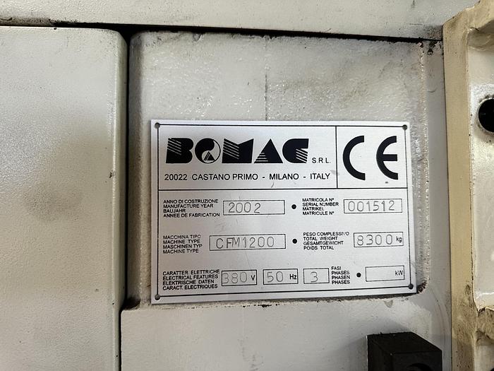 Ottime Centro di Lavoro Verticale BOMAC CFM 1200