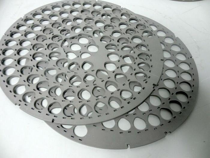 Used Lot of 6 Test Tube Rotars 95 Position (x4) & 175 Position (x2)