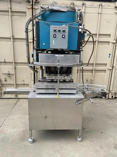 Used Capper, Ron Ungar, 8-Spindle, Cap Rotary Feeder #S744596