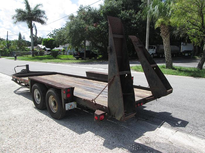 Used 2002 Belshe 18' Equipment Trailer