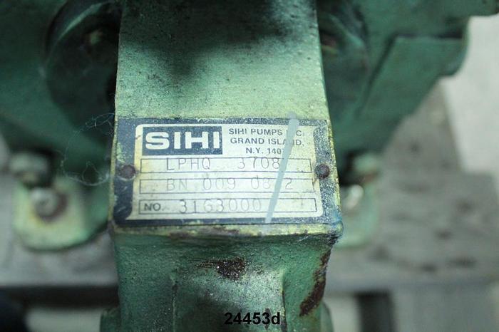 Used Sihi Vacuum Pump, Model LPHQ 3708 BN009082 #24453