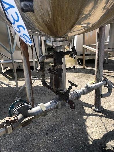 Used Hamilton 300 Gallon stainless steel jacketed mix kettle