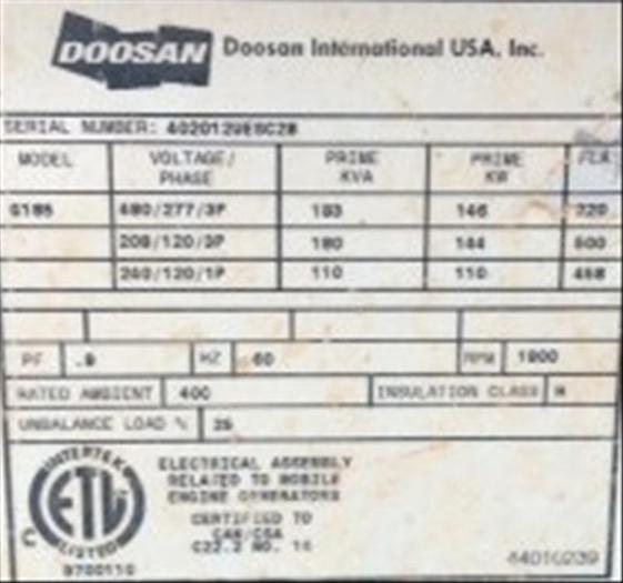 Used 0 Gardner Denver (2) BBL Mud Shaker Systems & GD Mud Pumps / (2) Generators