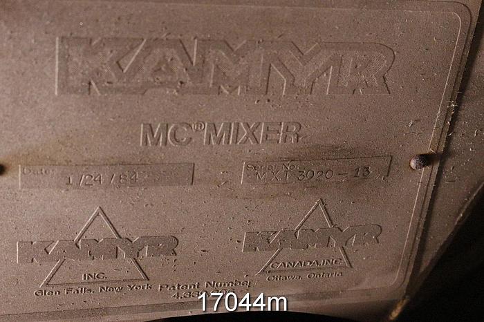 Used Kamyr MXT-3020-13 Medium Consistency Cl02 Mixer, High Shear #17044