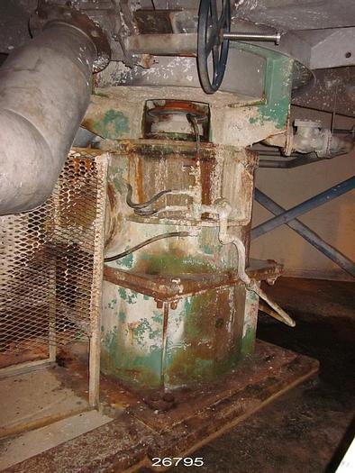 Used Voith Morden 54/43 HOAGV Pulper, 17.5 Feet Diameter (2000 Cubic Feet) All 316L Stainless Steel Tub. Voith Gv-15 Gear Drive With 400 Hp Motor. 200 Rpm Hog Style Stainless Steel Rotor. Extraction Plate Has 0.75" Diameter Holes. New In 1989. #26795