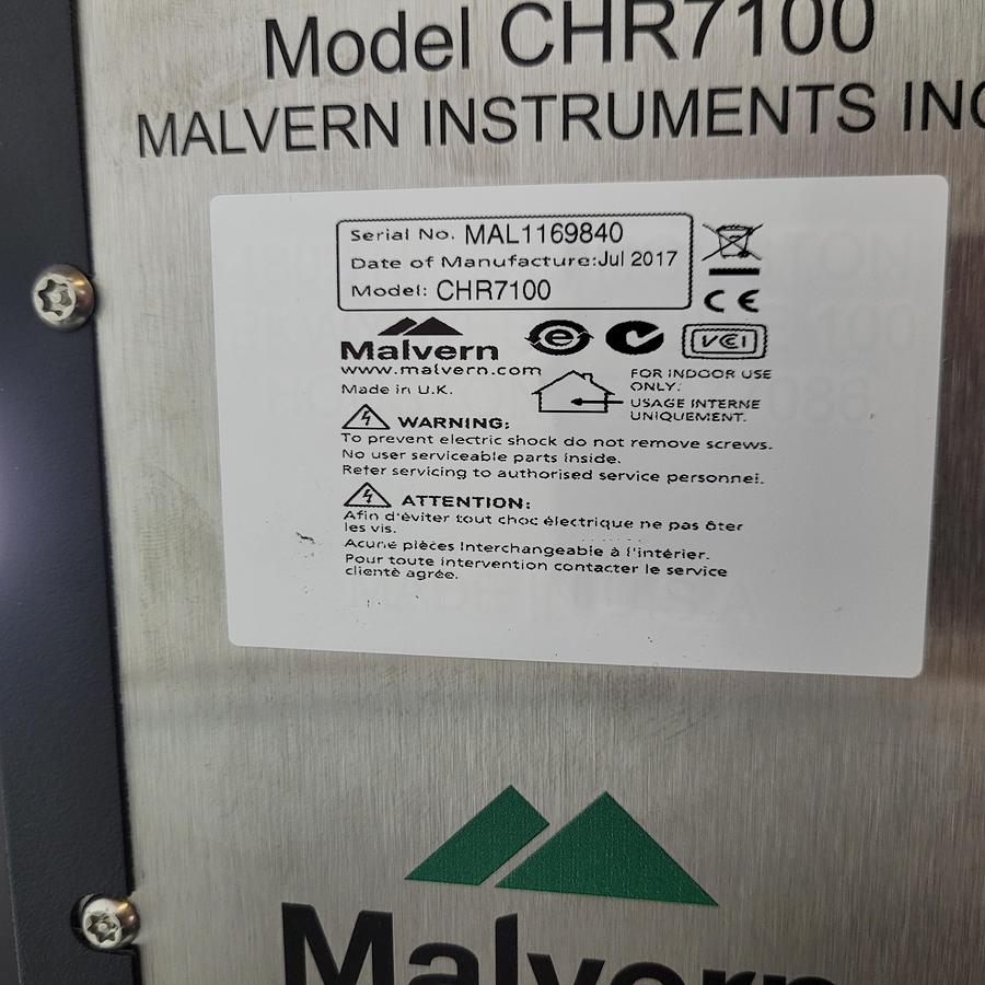 Used Malvern Omnisec CHR600 + CHR7100 Resolve & Reveal GPC/SEC System