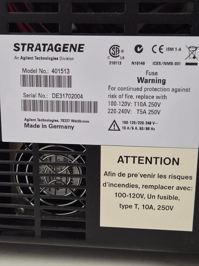 Used Agilent Stratagene MX3005 Real-Time PCR System