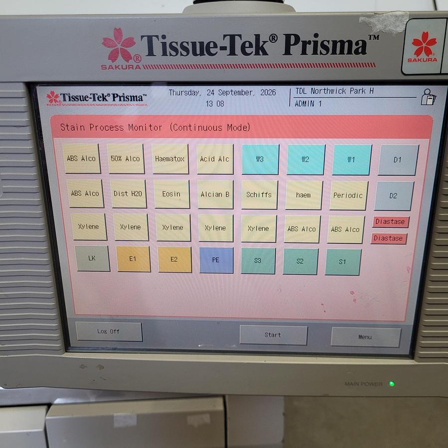 Used Tissue-Tek Prisma E2S