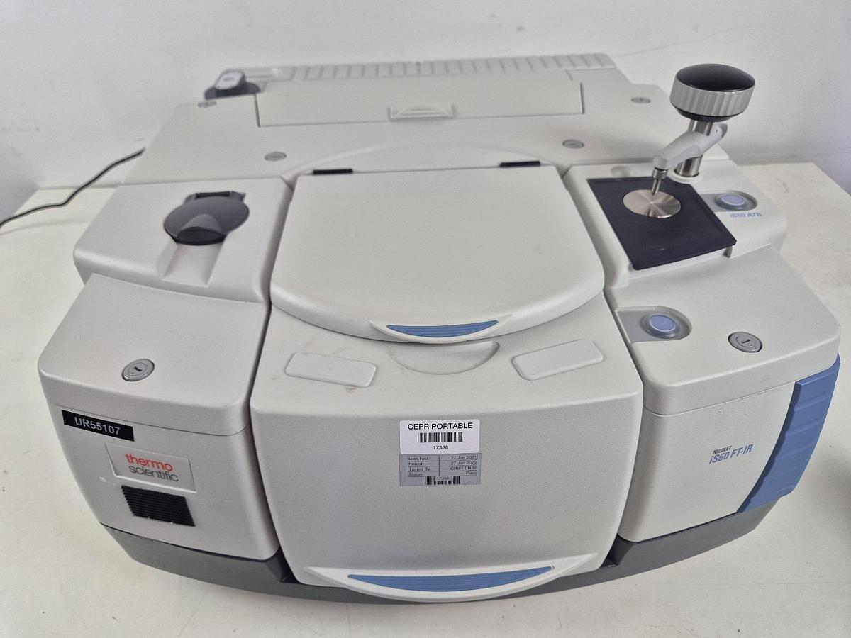 Used Thermo Scientific Nicolet IS50 FT-IR Spectrometer + 2 Packs accessories