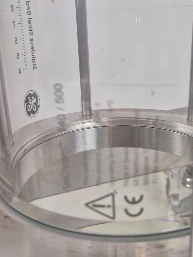Used GE Healthcare (now Cytiva) Axicrom 140/500 chromatography column