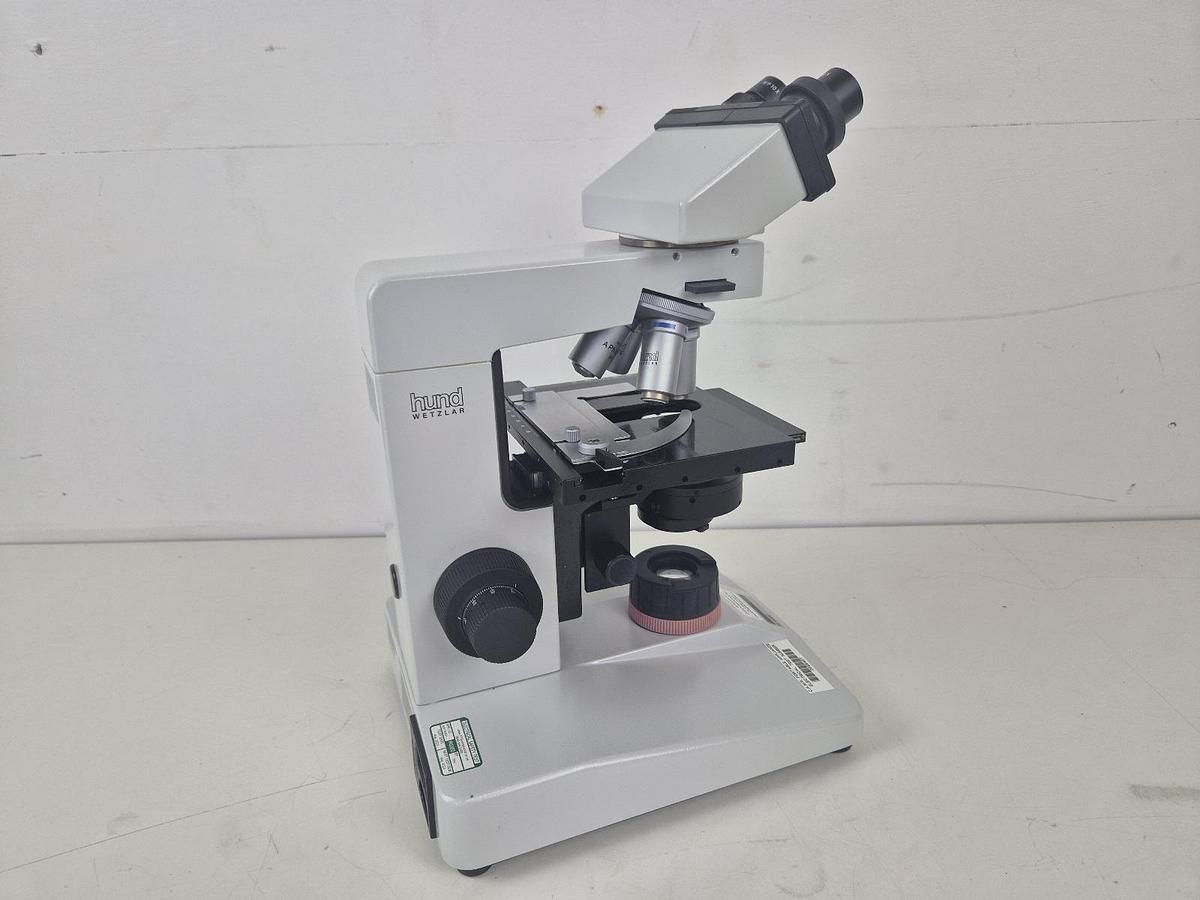 Used Hund Wetzlar H600/12 Microscope 