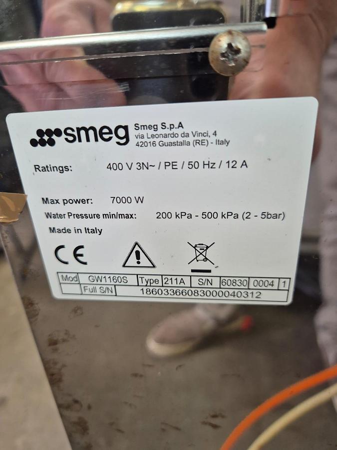 Used Smeg GW1160S Laboratory Glassware Washer