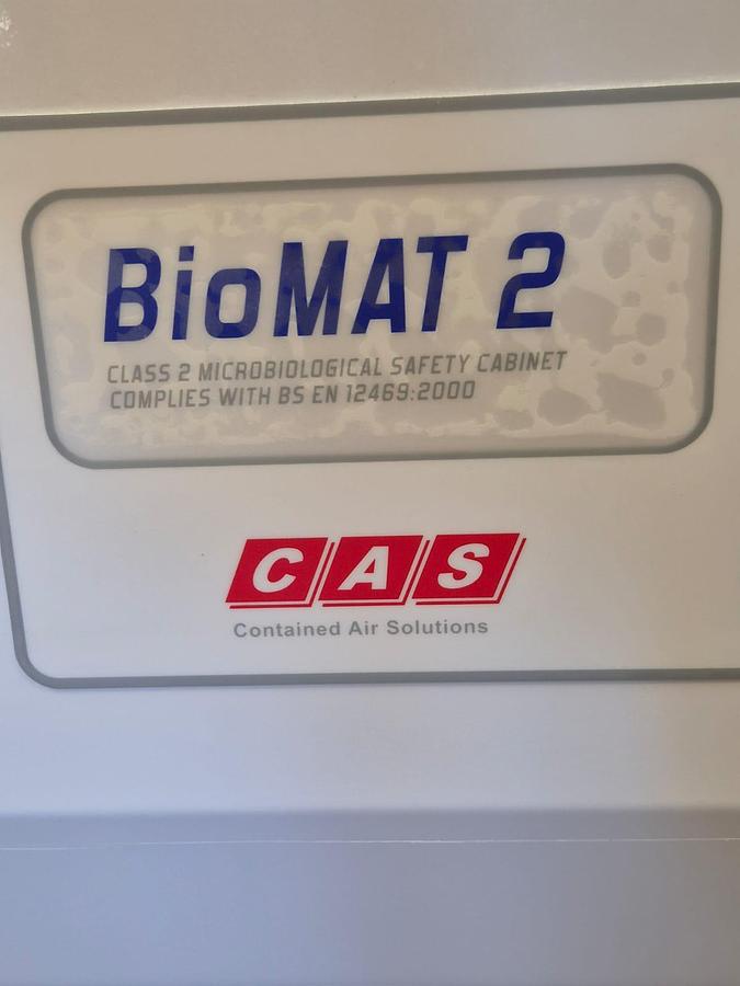 Used CAS Biomat 2 Microbiological Safety Cabinet