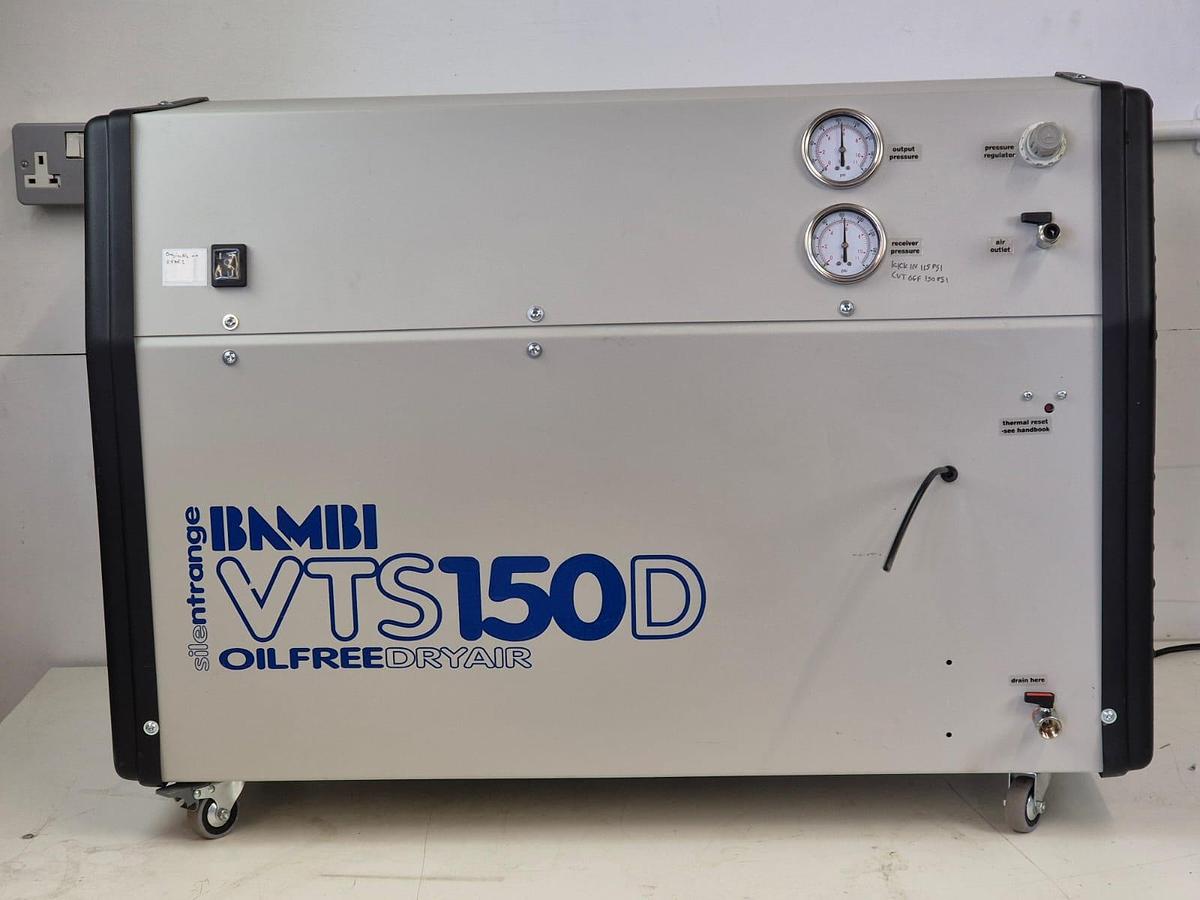 Used Bambi VTS 150D Oil Free Dry Air Compressor