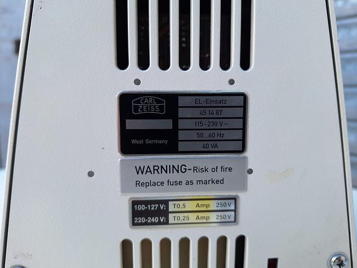 Used Zeiss Axioscope Microscope