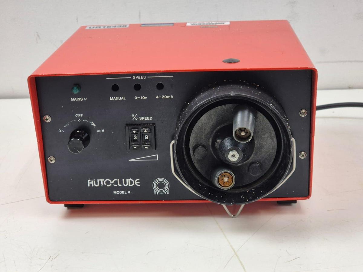 Used Autoclude Model V Peristaltic Pump