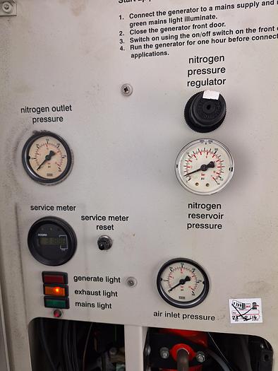 Used Domnick Hunter Nitrox Z UHPZN1001 Nitrogen Generator