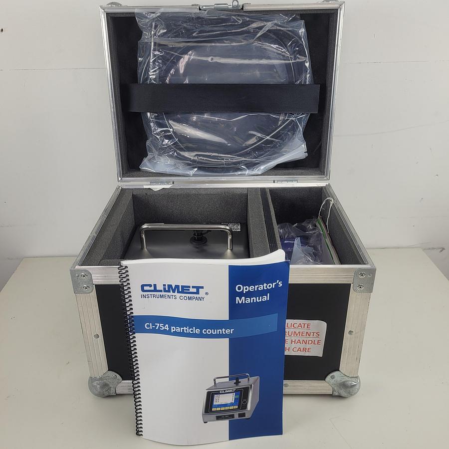 Used Climet CI-754-03 Portable Airborne Particle Counter