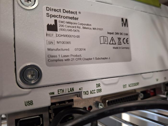 Used Merck Millipore Direct Detect Spectrometer