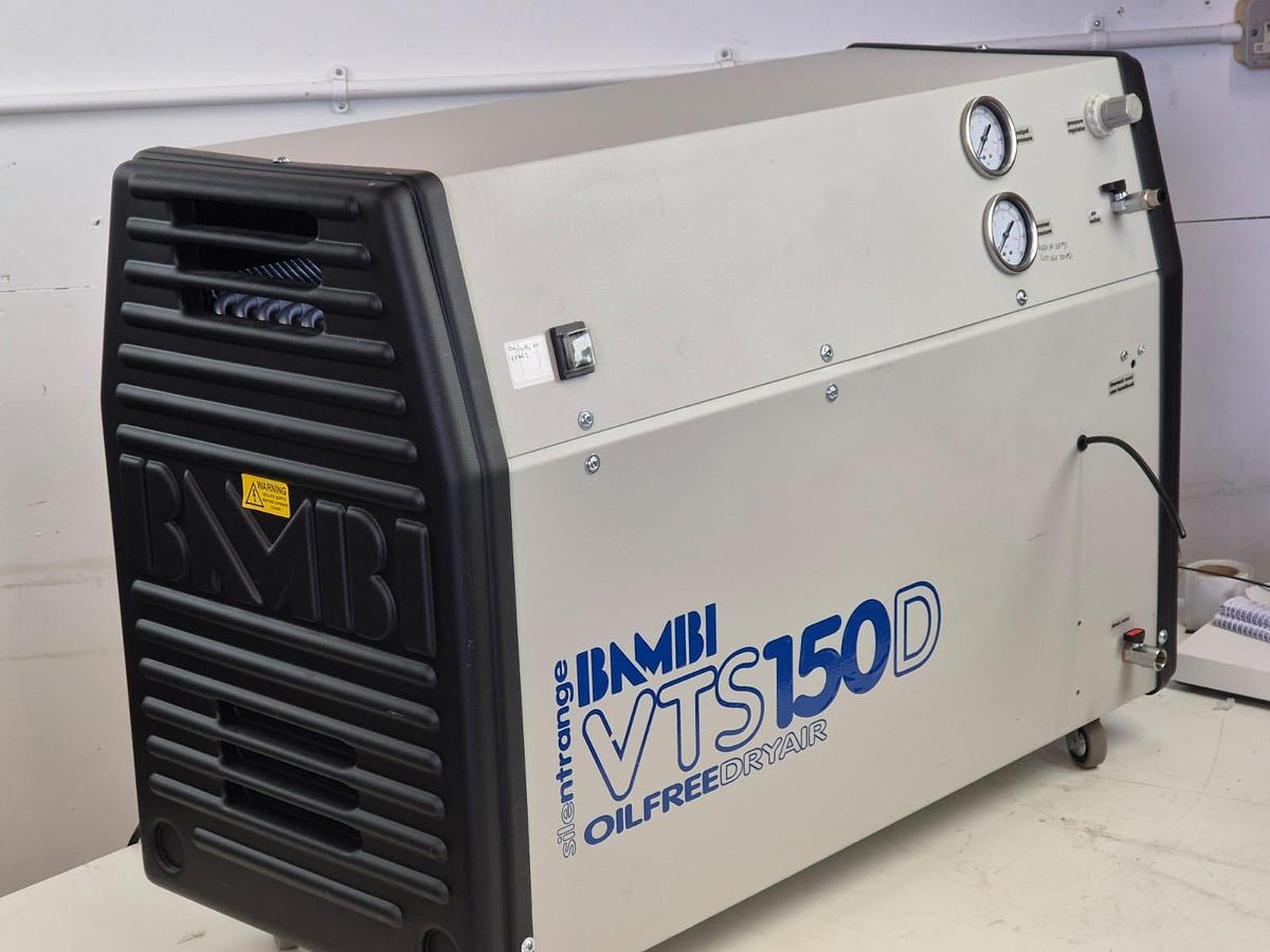 Used Bambi VTS 150D Oil Free Dry Air Compressor