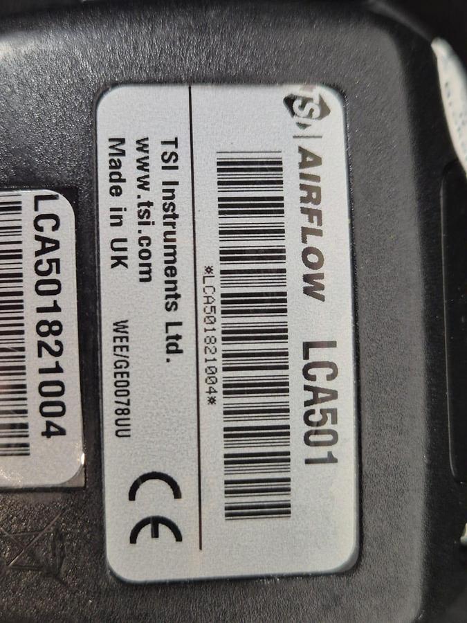 Used TSI Airflow LCA501 Rotating Vane Anemometer in Case