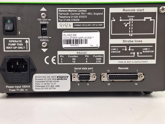 Used Watson Marlow 505di Peristaltic Pump