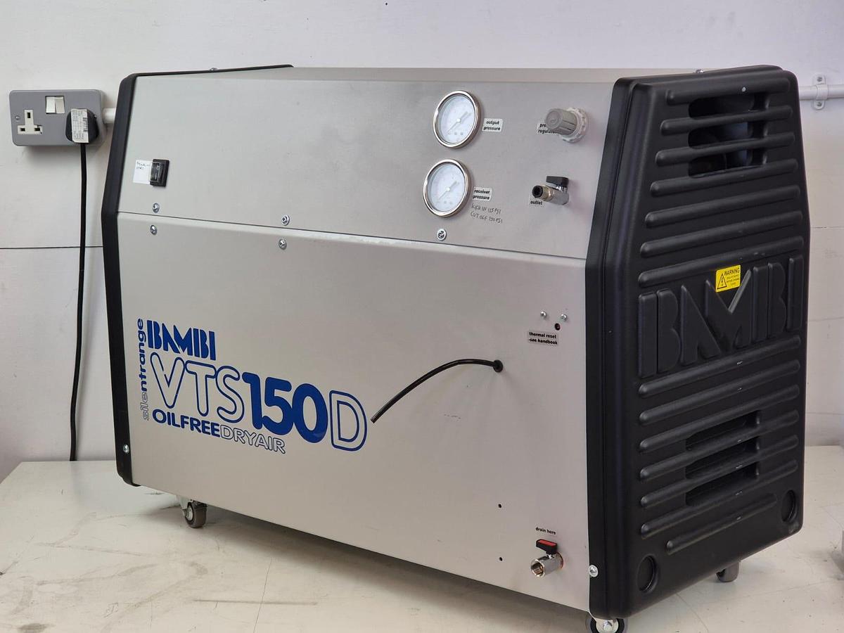 Used Bambi VTS 150D Oil Free Dry Air Compressor