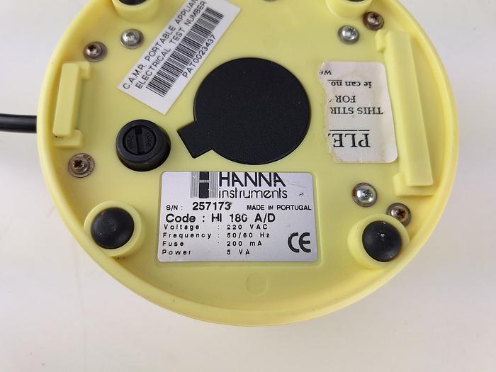 Used Hanna HI 180 Speedsafe Magnetic Stirrer