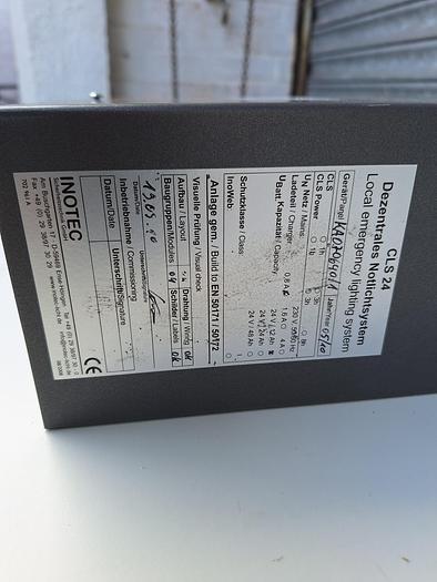 Used INOTEC CLS 24 Emergency Lighting