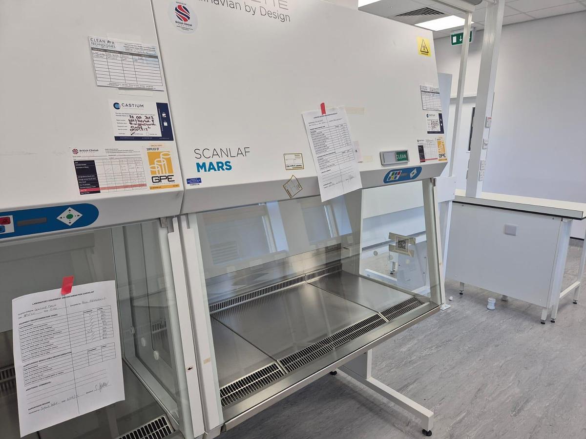 Used Labogene Scanlaf Mars 1500 Class 2 Biological Safety Cabinet