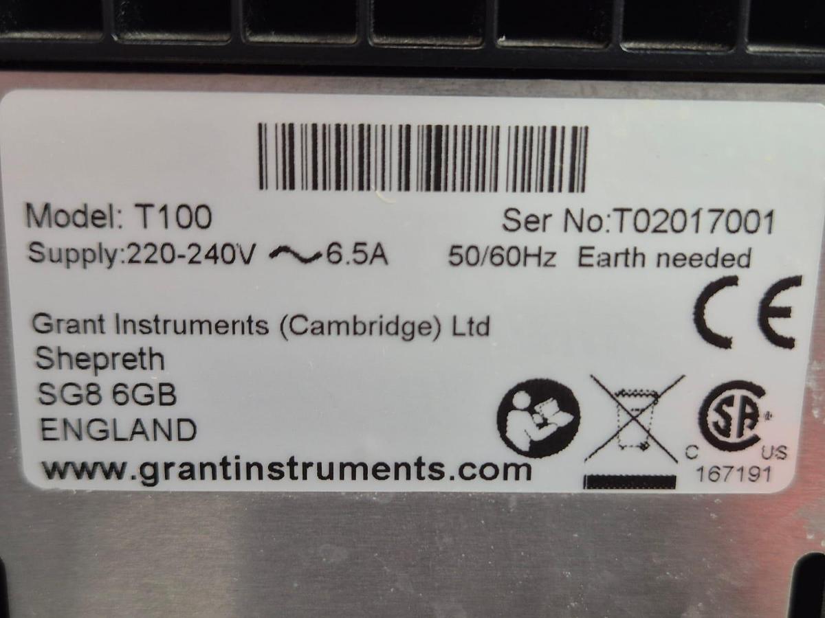 Used Grant T100 12L Heating Circulating Bath