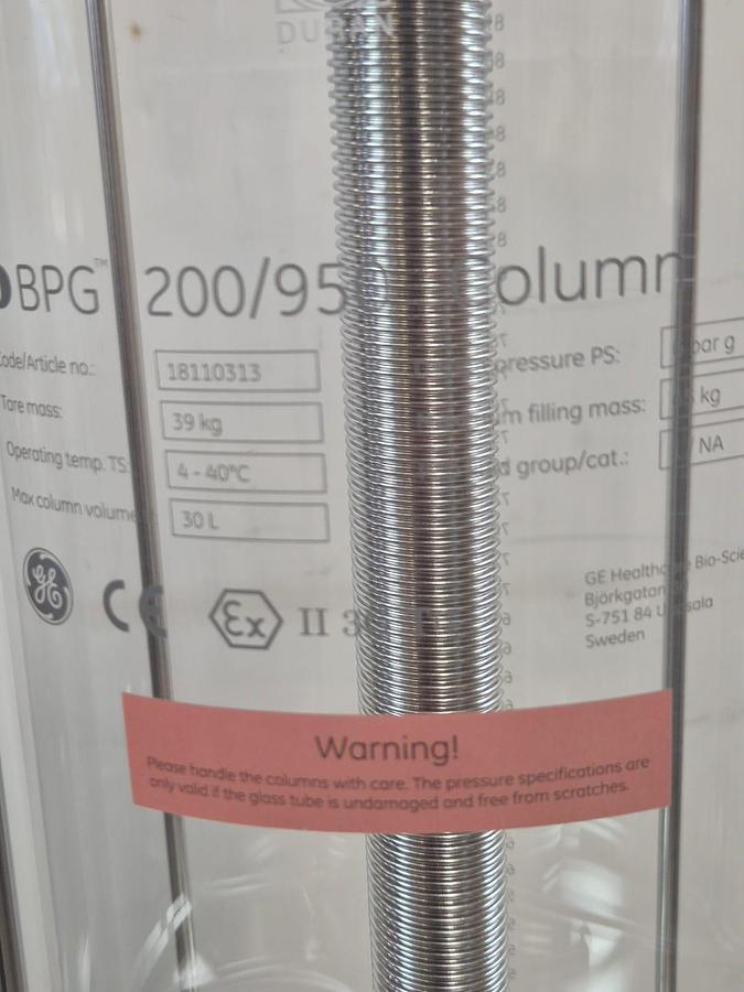 Used GE Healthcare BPG 200/950 Axichrom Column